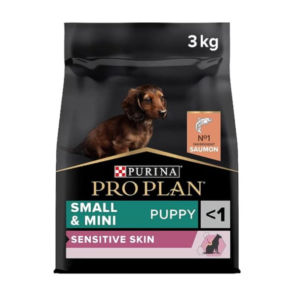 Pro Plan Sensitive Skin Small & Mini Küçük ve Mini Irk Somonlu Hassas Derili Yavru Köpek Maması 3 kg