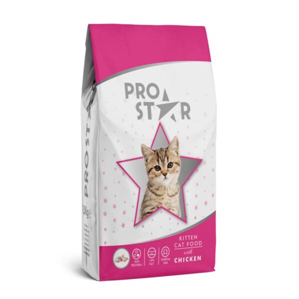 Pro Star Kitten Tavuklu Yavru Kedi Maması 15 kg