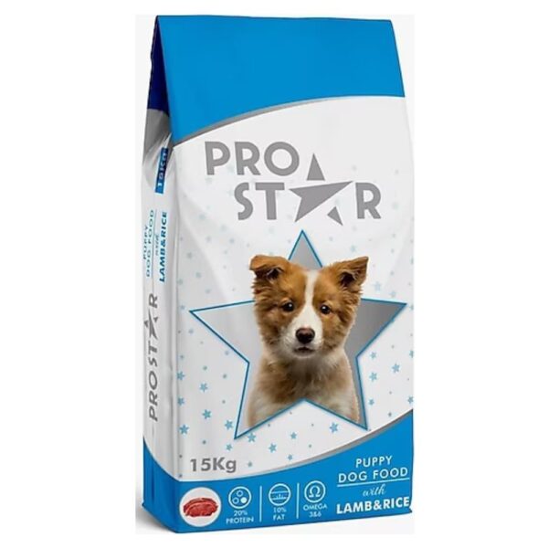 Pro Star Puppy Kuzu Etli Yavru Köpek Maması 15 kg