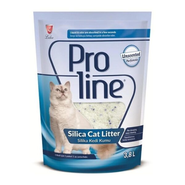 Proline Silica (Silika) Kristal Kokusuz Kedi Kumu 3,8 L