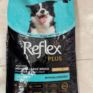 REFLEX PLUS HYPOALLERGENIC DENTAL CARE KUZU ETLİ YETİŞKİN KÖPEK MAMASI 12 KG