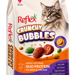 Reflex Crunchy Bubble Duo Protein Yetişkin Somonlu ve Tavuklu Kedi Maması