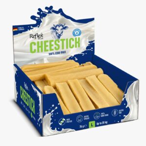Reflex Plus CheeseStick 50'li %100 Sütlü Köpek Ödül Çubuğu L