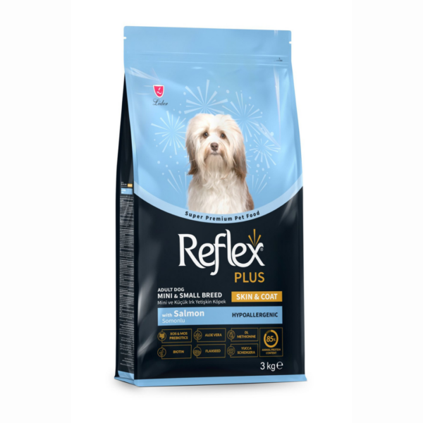 Reflex Plus Skin&Coat Somonlu Mini ve Küçük Irk Yetişkin Köpek Maması 3 kg
