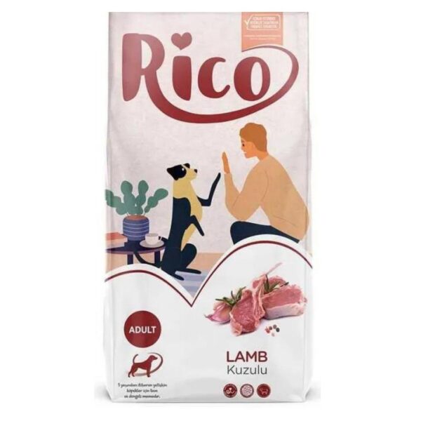 Rico Kuzu Etli Yetişkin Köpek Maması 15 kg
