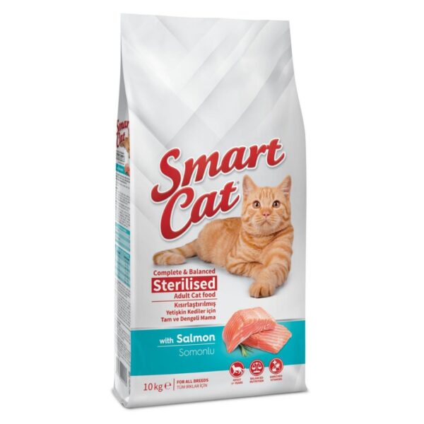 Smart Cat Sterilised Somonlu Kısırlaştırılmış Kedi Maması 10 kg