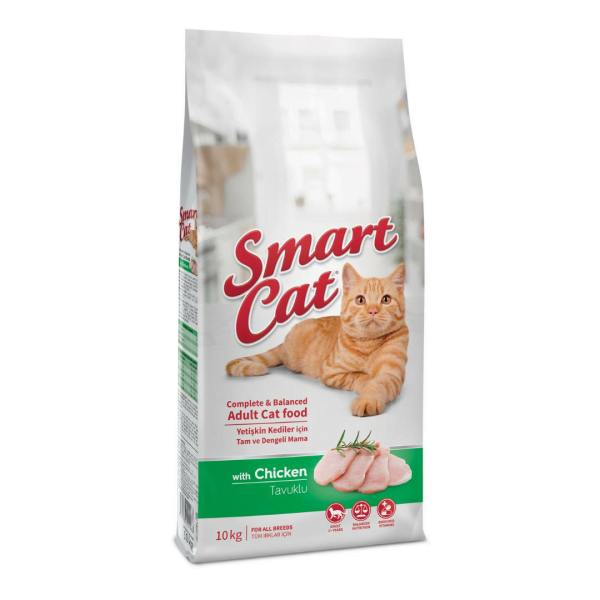 Smart Cat Tavuklu Yetişkin Kedi Maması 10 kg
