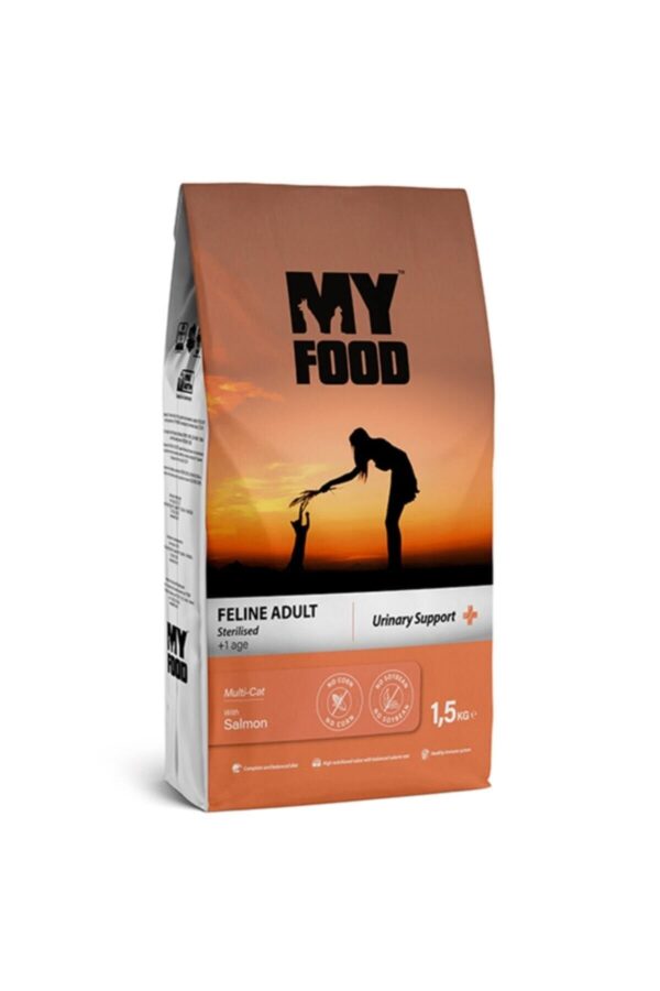 My Food Somonlu Kısırlaştırılmış Yetişkin Kedi Maması 1,5 kg