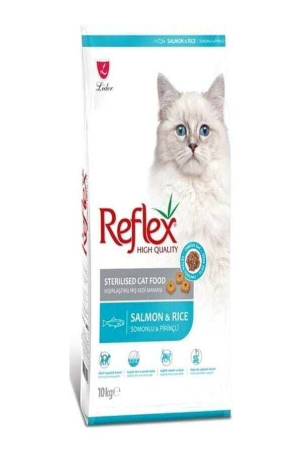 Reflex Somonlu ve Pirinçli Kısırlaştırılmış Kedi Maması 10 kg