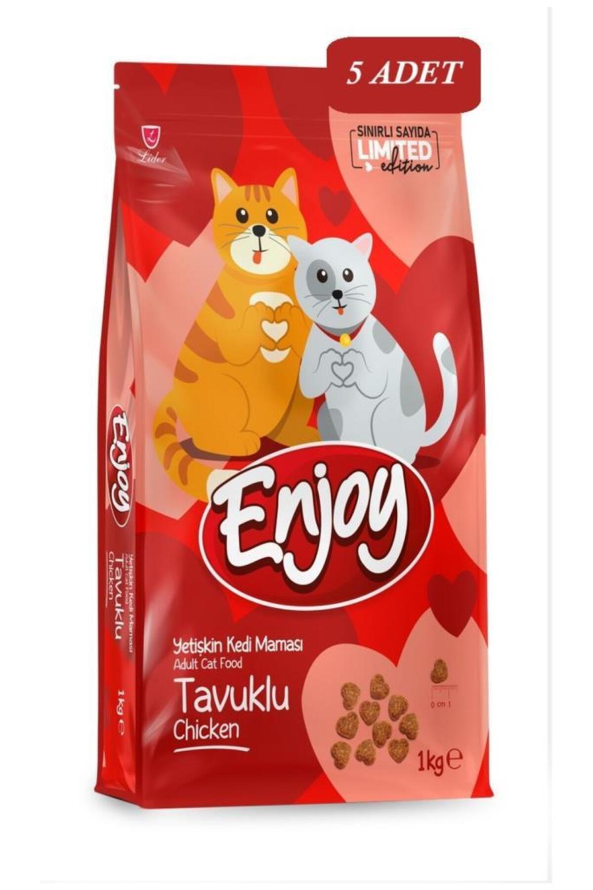 Tavuklu Kedi Maması 1 kg (Sevgililer Günü Özel Ambalaj)*5 ADET