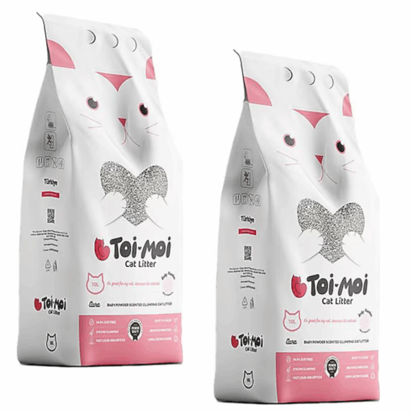 Toi Moi Bebek Pudrası Kokulu Kedi Kumu 10 kg x 2 Adet